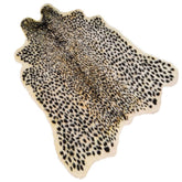 Seek4comfortable tapis imprimé guépard vue avant apportant style et chaleur
