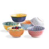 Selamica bol porcelaine vue de face montrant design coloré et élégance
