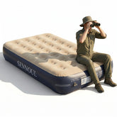 SENNOUL matelas face avant montrant hauteur et finition confortable