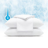 Serta housse face avant pack montrant deux protecteurs king et bénéfice protection