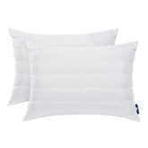 Serta oreiller face avant packaging montrant le lot de 2 et confort moelleux