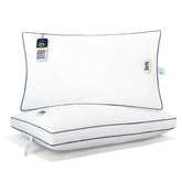 Serta oreiller king avant packaging montrant l'apparence propre et soignée