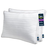 Serta oreiller king packaging avant montrant lot de deux pour confort durable