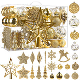 SHareconn ensemble d'ornements dorés devant, look festif instantané