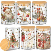 Shellwei bocal face avant montrant motif de Noël et bonne étanchéité