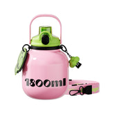 Sidagar vue de face de la bouteille rose montrant la capacité et le style