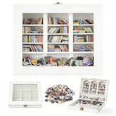 SIHPTO étagère mini face avant montrant 300 mini livres pour décoration apaisante