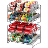 Simple Houseware vue avant du range‑conserves montrant la finition argentée et capacité