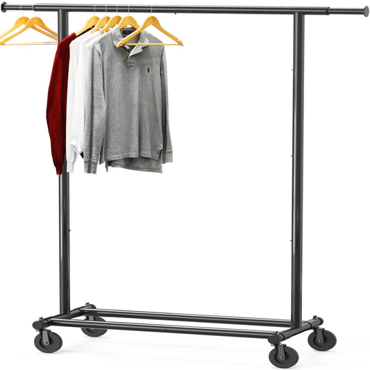 Simple Houseware vue avant du porte-vêtements robuste offrant grande capacité