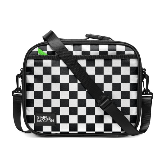 Simple Modern Hadley face avant motif carreaux, design élégant et compact