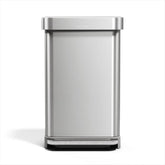 simplehuman poubelle face avant 45L design compact pour gain de place
