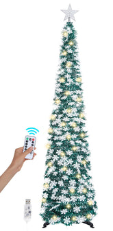 SINTENILL sapin tinsel 6ft face montrant effet scintillant