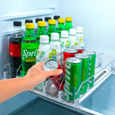 SIP SORT face avant de l'organisateur montrant capacité 25 canettes et gain de place