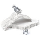 Sishynio pack de 30 cintres velours blanc, gain de place immédiat