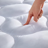SLEEP ZONE protège-matelas face avant montrant finition matelassée et confort immédiat