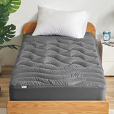 SLEEP ZONE surmatelas Twin XL face avant montrant le style et la finition, pour un confort immédiat