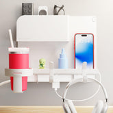 Smallish produit face avant blanc, rangement compact et élégant
