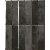 Smart Tiles face avant Stacked Graphite montrant motif graphite élégant et moderne