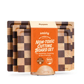 SMIRLY ensemble face montrant trois planches compactes et élégantes