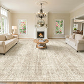 soalmost vue frontale du tapis 10x14 apportant chaleur