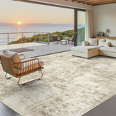 Soalmost tapis devanture montrant motif abstrait élégant et harmonisation décor