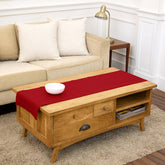 Solino Home chemin de table face avant rouge apporte élégance instantanée