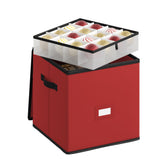 SONGMICS boîte face ouverte montrant 4 plateaux et 64 emplacements, organisation claire