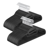SONGMICS lot de 50 cintres encre noir vue avant pour rangement optimisé