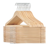 SONGMICS cintre bois érable face pour un rangement soigné et élégant