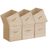 SONGMICS cube face avant beige sablé, rangement élégant