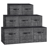 SONGMICS cube de rangement face avant montrant un rangement net et esthétique