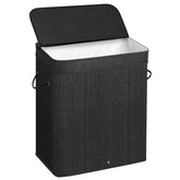 SONGMICS panier devant avec couvercle pour ranger le linge proprement