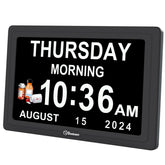 Soobest horloge 7" face avant grand affichage lisible pour seniors