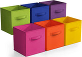 Sorbus face avant du lot 6 cubes colorés pour organisation pratique