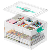 SpaceAid vue face avant boîtier transparent pour repérer le contenu