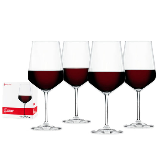 Verre Spiegelau style face avant présentant élégance et finition claire