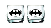 Spoontiques verre Batman face avant dans boîte vitrine, idéal pour exposition