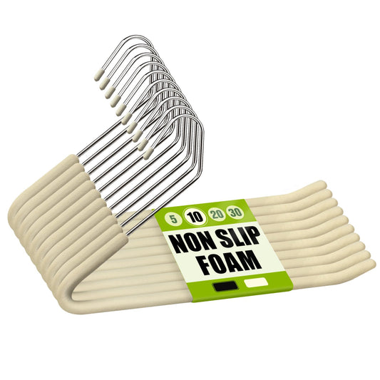 Spring Fever cintre avant packaging montrant lot de 10 en beige, rangé proprement