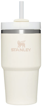 STANLEY Quencher H2.0 devant montrant le design cream et compatibilité porte-gobelet