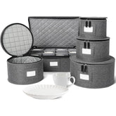 storageLAB ensemble 5 pièces en gris devant montrant protection élégante