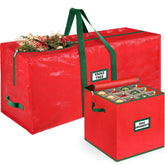 StorageRight sac pour sapin entier montrant la protection et gain de place