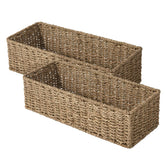 StorageWorks panier face avant montrant rangement organisé et esthétique