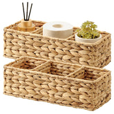 StorageWorks panier face avant montrant trois compartiments, rangement ordonné