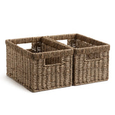 StorageWorks vue avant du panier lot de 2 pour rangement maison