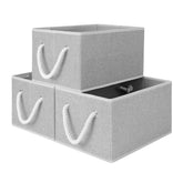 StorageWorks vue de face montrant les trois paniers gris et gain de place