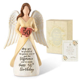 Storieme figurine ange vue de face montre élégance et symbole de célébration
