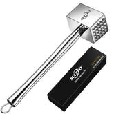 SUCCFLY vue avant du maillet en acier inoxydable, robustesse pour cuisine