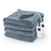 Sunbeam couverture Royal Luxe face avant montrant couleur Ice Blue et chaleur accueillante