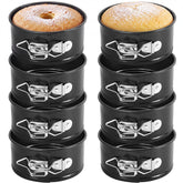 Sunnyray vue avant du lot de huit moules, rangement pratique et gain de temps