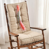 SUNROX vue face du coussin pour fauteuil à bascule montrant confort et style